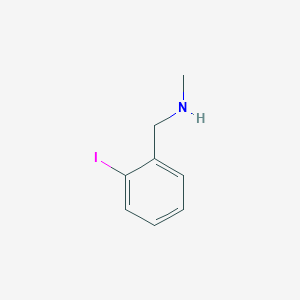 B1310590 (2-Iodo-benzyl)-methyl-amine CAS No. 113258-86-9