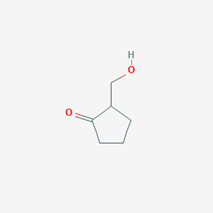 molecular formula C6H10O2 B1310601 2-(Hydroxymethyl)cyclopentanone CAS No. 20618-42-2