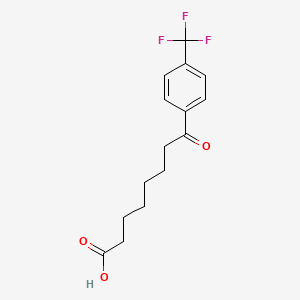B1310610 8-Oxo-8-(4-trifluoromethylphenyl)octanoic acid CAS No. 362669-50-9