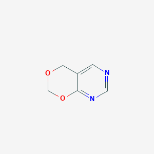 molecular formula C6H6N2O2 B13106175 4H-[1,3]dioxino[4,5-d]pyrimidine CAS No. 543673-02-5