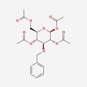 molecular formula C21H26O10 B1310630 1,2,4,6-四-O-乙酰基-3-O-苄基-β-D-吡喃葡萄糖 CAS No. 39686-94-7