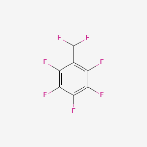 molecular formula C7HF7 B1310632 1-(二氟甲基)-2,3,4,5,6-五氟苯 CAS No. 22006-44-6