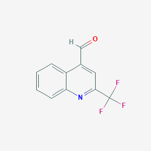 molecular formula C11H6F3NO B1310642 2-(三氟甲基)喹啉-4-甲醛 CAS No. 78946-17-5