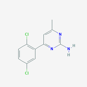 4-Methyl-6-(2,5-dichlorophenyl)pyrimidin-2-amine