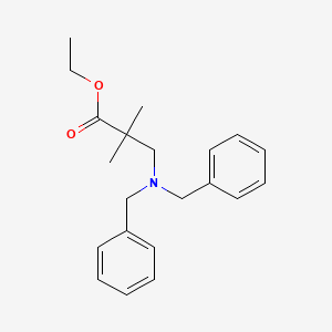 Ethyl 3-(dibenzylamino)-2,2-dimethylpropanoate