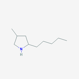 4-Methyl-2-pentylpyrrolidine