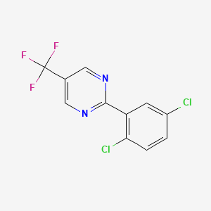 2-(2,5-Dichlorophenyl)-5-(trifluoromethyl)pyrimidine