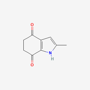 2-methyl-5,6-dihydro-1H-indole-4,7-dione