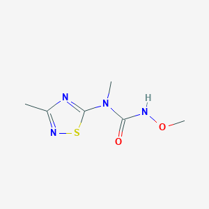 3-Methoxy-1-methyl-1-(3-methyl-1,2,4-thiadiazol-5-yl)urea