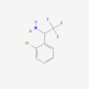 1-(2-Bromophenyl)-2,2,2-trifluoroethanamine