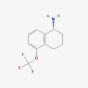 (R)-5-(trifluoromethoxy)-1,2,3,4-tetrahydronaphthalen-1-amine hydrochloride