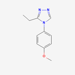 3-ethyl-4-(4-methoxyphenyl)-4H-1,2,4-triazole