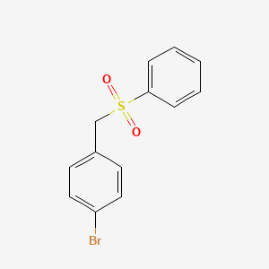 molecular formula C13H11BrO2S B1310668 1-溴-4-[(苯磺酰基)甲基]苯 CAS No. 91110-68-8