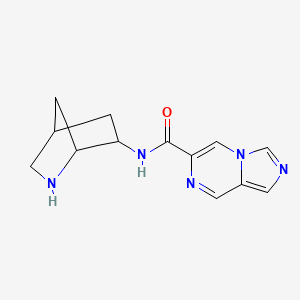 N-(2-Azabicyclo[2.2.1]hept-6-yl)imidazo[1,5-a]pyrazine-6-carboxamide