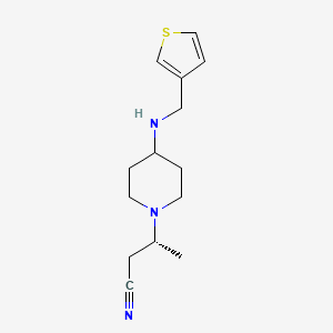 (R)-3-(4-((Thiophen-3-ylmethyl)amino)piperidin-1-YL)butanenitrile