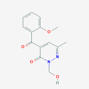 2-(Hydroxymethyl)-4-(2-methoxybenzoyl)-6-methylpyridazin-3(2H)-one