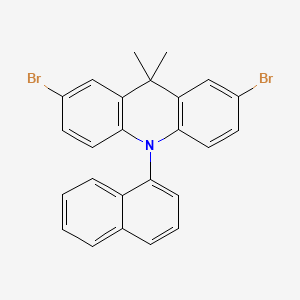 2,7-Dibromo-9,9-dimethyl-10-(naphthalen-1-yl)-9,10-dihydroacridine