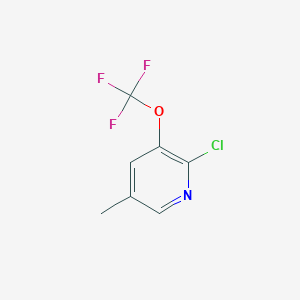 2-Chloro-5-methyl-3-(trifluoromethoxy)pyridine