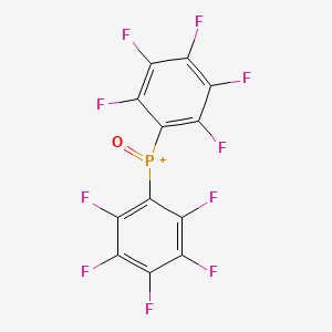 molecular formula C12F10OP+ B13106782 Bis(perfluorophenyl)phosphine oxide 