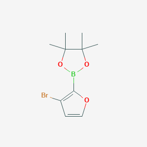 2-(3-Bromofuran-2-yl)-4,4,5,5-tetramethyl-1,3,2-dioxaborolane