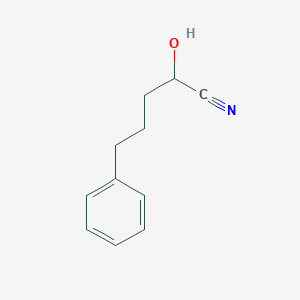 2-Hydroxy-5-phenylpentanenitrile