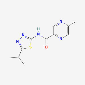 N-(5-Isopropyl-1,3,4-thiadiazol-2-yl)-5-methylpyrazine-2-carboxamide