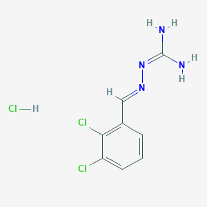 2-(2,3-Dichlorobenzylidene)hydrazine-1-carboximidamide hydrochloride