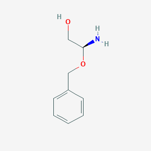 molecular formula C9H13NO2 B13106941 (2S)-2-amino-2-phenylmethoxyethanol 