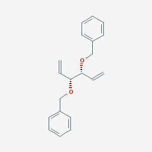 molecular formula C20H22O2 B131070 (3R,4R)-3,4-二-O-苄基-1,5-己二烯-3,4-二醇 CAS No. 112571-38-7