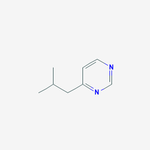 molecular formula C8H12N2 B13107023 4-Isobutylpyrimidine 