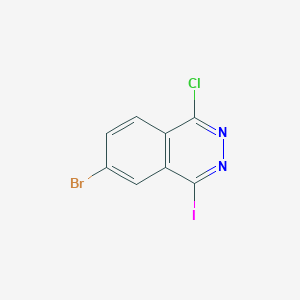 6-Bromo-1-chloro-4-iodophthalazine