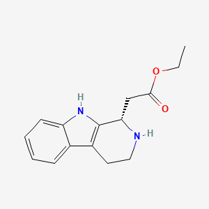 (S)-Ethyl 2-(2,3,4,9-tetrahydro-1H-pyrido[3,4-b]indol-1-yl)acetate