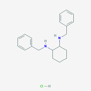 molecular formula C20H27ClN2 B13107130 n,n'-Dibenzyl-cyclohexane-1,2-diamine hcl 