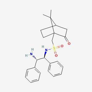 N-((1S,2S)-2-Amino-1,2-diphenylethyl)-1-(7,7-dimethyl-2-oxobicyclo[2.2.1]heptan-1-yl)methanesulfonamide