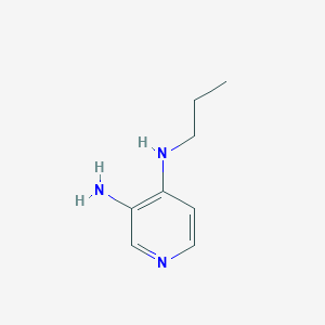 molecular formula C8H13N3 B13107215 N4-propylpyridine-3,4-diamine 