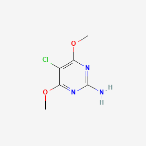 2-Pyrimidinamine, 5-chloro-4,6-dimethoxy-(9CI)