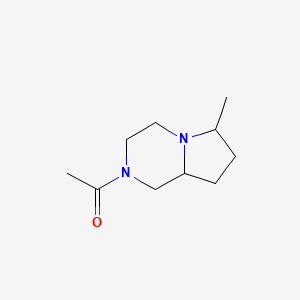 1-(6-Methylhexahydropyrrolo[1,2-a]pyrazin-2(1H)-yl)ethanone