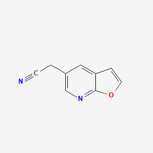 2-(Furo[2,3-b]pyridin-5-yl)acetonitrile