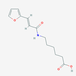 molecular formula C13H17NO4 B1310732 6-(3-Furan-2-yl-acryloylamino)-hexanoic acid CAS No. 406725-33-5