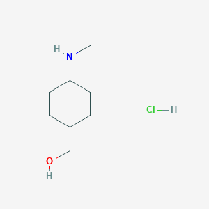 (4-(Methylamino)cyclohexyl)methanolhydrochloride