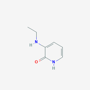 molecular formula C7H10N2O B13107364 3-(Ethylamino)pyridin-2-ol 