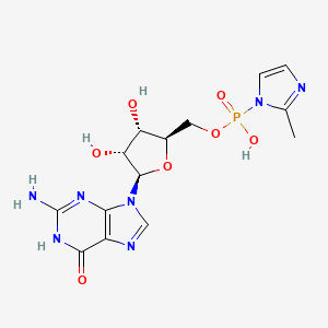 molecular formula C14H18N7O7P B13107386 2-Meimpg CAS No. 80242-42-8