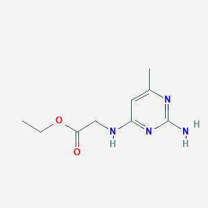 Ethyl 2-((2-amino-6-methylpyrimidin-4-yl)amino)acetate