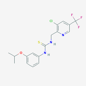 1-((3-Chloro-5-(trifluoromethyl)pyridin-2-yl)methyl)-3-(3-isopropoxyphenyl)thiourea