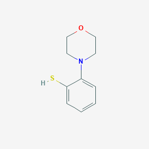 molecular formula C10H13NOS B13107475 2-Morpholinobenzenethiol 