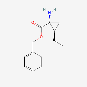 Benzyl (1R,2R)-1-amino-2-ethylcyclopropane-1-carboxylate