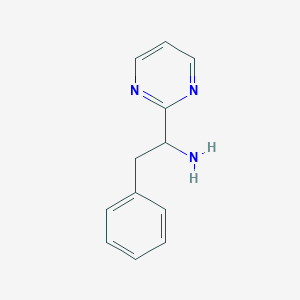 2-Phenyl-1-(pyrimidin-2-yl)ethanamine