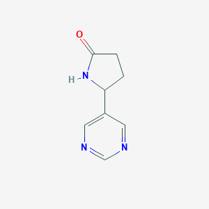 5-(Pyrimidin-5-yl)pyrrolidin-2-one