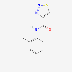 molecular formula C11H11N3OS B13107511 N-(2,4-dimethylphenyl)-1,2,3-thiadiazole-4-carboxamide 