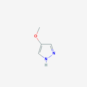 molecular formula C4H6N2O B1310762 4-甲氧基-1H-吡唑 CAS No. 14884-01-6